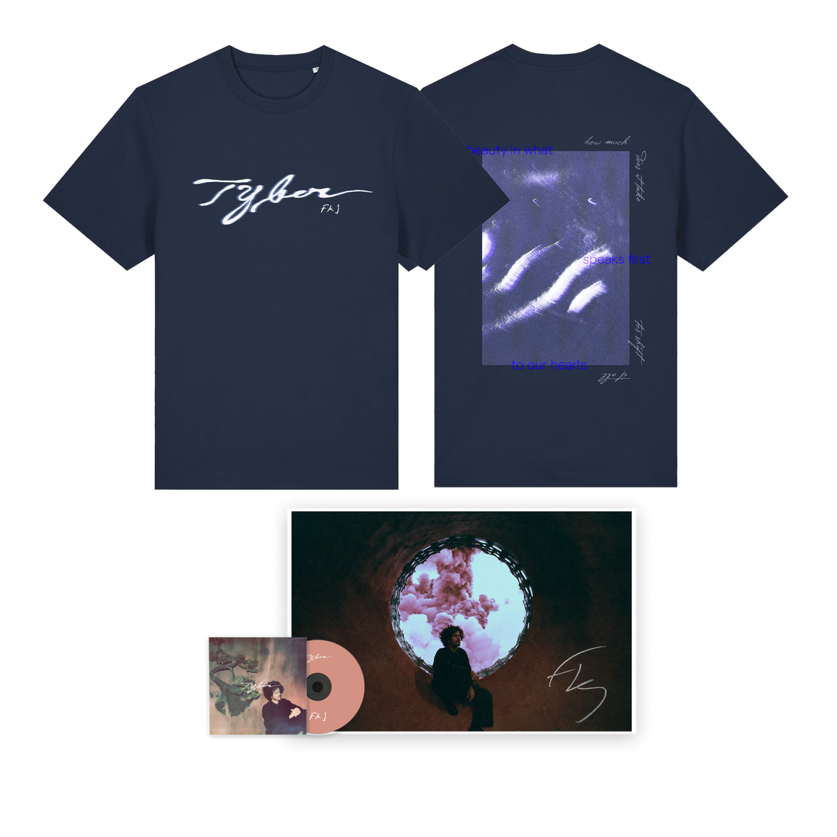 CD + Tyber Tee + Signed Print